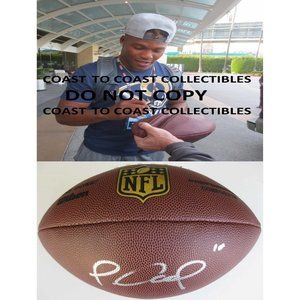 PHAROH COOPER,LA RAMS,SOUTH CAROLINA,SIGNED,AUTOGRAPHED,DUKE FOOTBALL,COA,PROOF